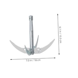 Gatuida Weed Remover Tool Folding Aquatic Grass Cutter Durable Stainless Steel Rake for Underwater and Above Water Vegetation Removal Ergonomic Design for Lake Maintenance Random Color