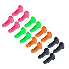 TOTMOX Universal Luminous Tire Valve Stem Cap, Prank Wheel Tire Valve Stem Cap, Glow In Night, 16 PCS/Set