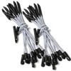 20 Elastic Shock Cord Bungee Toggle Tie Down Fixings -