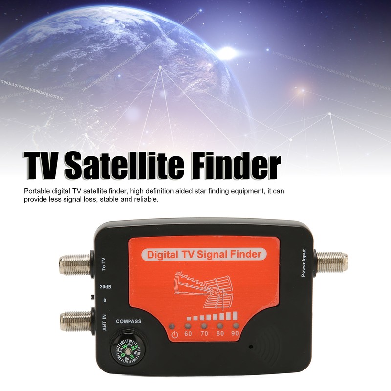 TV Satellite Finder Professional High Sensitivity Compass Design Satellite Signal