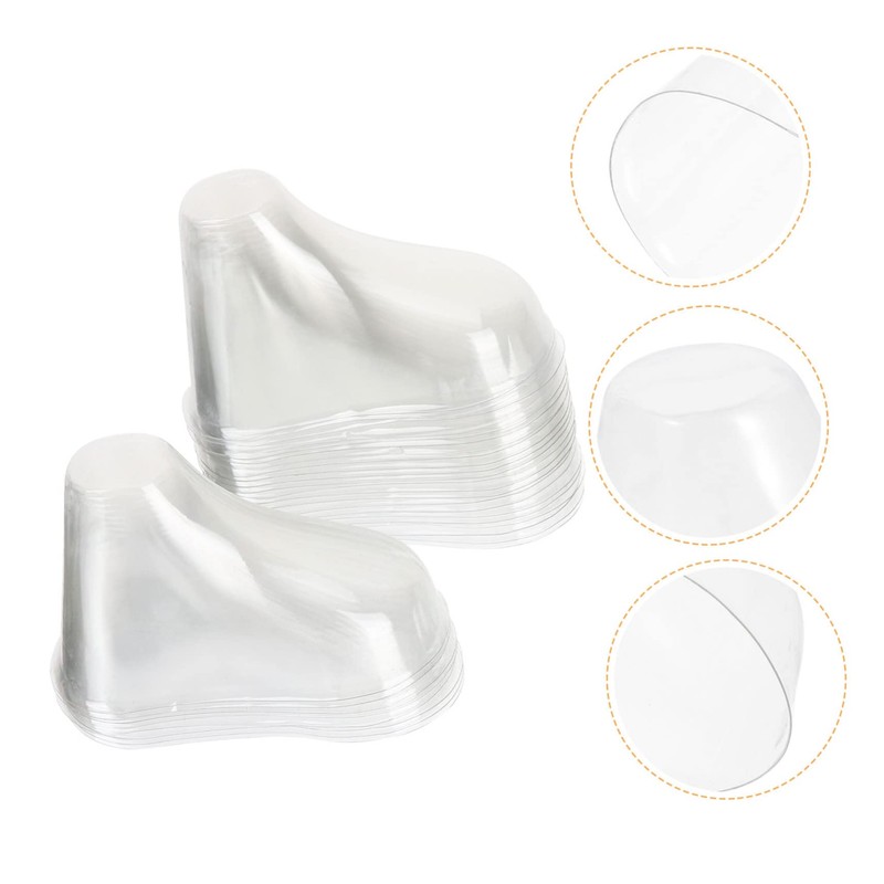 BESPORTBLE 20pcs Clear Feet Model Display Stands for Shoes Socks