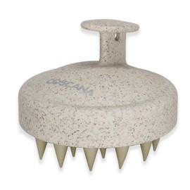 COSCANA®, Scalp Massager, Hair Scalp Scrubber, Scalp Exfoliator, Head Massager Brush, Scalp Brush, Dandruff Removal, Prevents Hair loss, Promotes Hair Growth (Cream Brown)