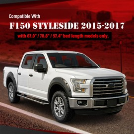 Fender Flares Fit Ford F150 2015-2017(67.1" 78.9" 97.6" Bed)