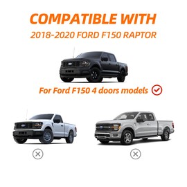 Liouedf LED Front Fog Light Assembly Compatible with F150 Raptor 2021-2022,Pair of LED Fog Lights with Amber Turn Signals Front DRL Fog Light Assembly Kit