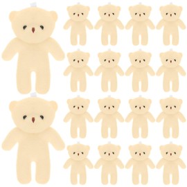 18 Uds Mini Oso de Juguete-Muñeco de Oso Pequeño de Peluche de 4.3 Pulgadas a Granel Mini Ositos de Peluche Suaves para Niña Mujer-Pequeños Osos de Peluche para Llavero DIY