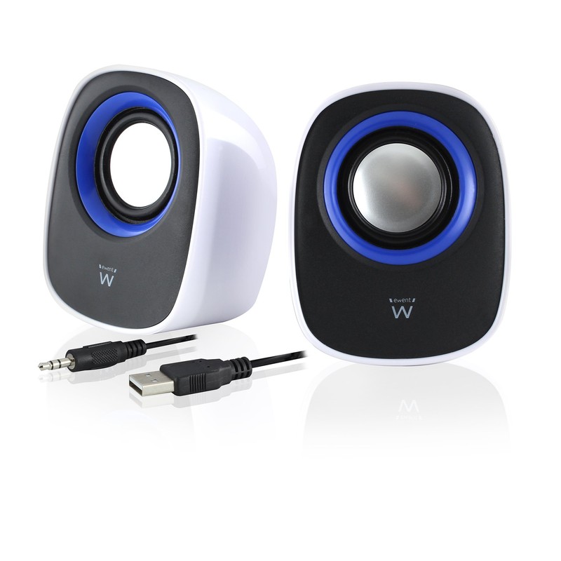Ewent EW3513 USB 2.0 Speaker Jack Stereo 3.5 mm 5