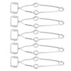 Pack of 5 Spring Steel Test Tube Clip Clamp Labs