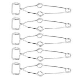 Pack of 5 Spring Steel Test Tube Clip Clamp Labs with Finger Grips Stoddard Laboratory Experiment Testing Holder Tool 14.5 cm / 5.7