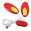 Shoe Dryer Red with Timer Ceramic Heater Deodorizing Function Fast