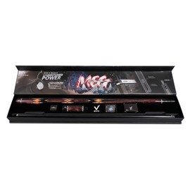 EVO MEG Combo Maxbing Edition - Glassfiber Pool Cue Stick, 5/16 * 18 Pin Joint and 12.5mm Tip, Evo tip, Accessories: Accessories: 4" Extension, TIME Tip, Evo Chalk, Evo Glove
