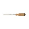 Stubai 360001 Firmer Gouge Chisel with Wooden Handle, Silver/Beige, 6
