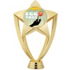 6" Gold Egg Toss Trophies - Egg Toss Games Trophy