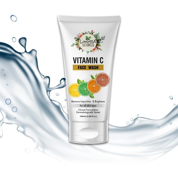 Luxura Sciences Vitamin C Face Wash 100ml For Skin Brightening