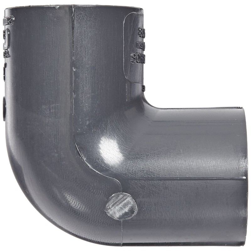 Spears 806 Series PVC Pipe Fitting, 90 Degree Elbow, Schedule