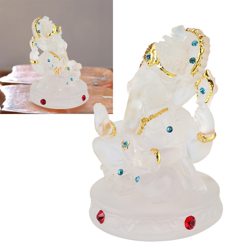 Southeast Asia Transparent Elephant God Ornaments Handicraft Decoration Daily Ornament
