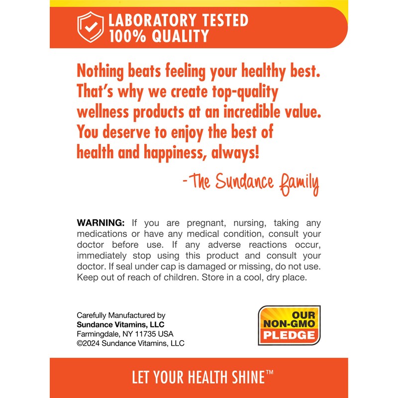 Sundance Calcium 600mg with D3 | 60 Caplets | Vegetarian,