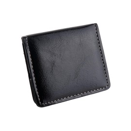 Emono Coin Purse, Men's, Women's, Box, Coin Case, Faux Leather, Leather Touch, Synthetic Leather, Box-type, Small, Business, Simple, Compact, Mini, Basic, Black