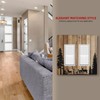 Rustic Deer Forest Pine Tree Brown Wood 2 Gang Double