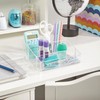 STORi Clear Plastic Small Countertop Vanity Makeup Organizer, Compact Rectangular