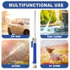 LAANPOLE Jet Nozzle for Garden Hose, 2-In-1 High Pressure Wand