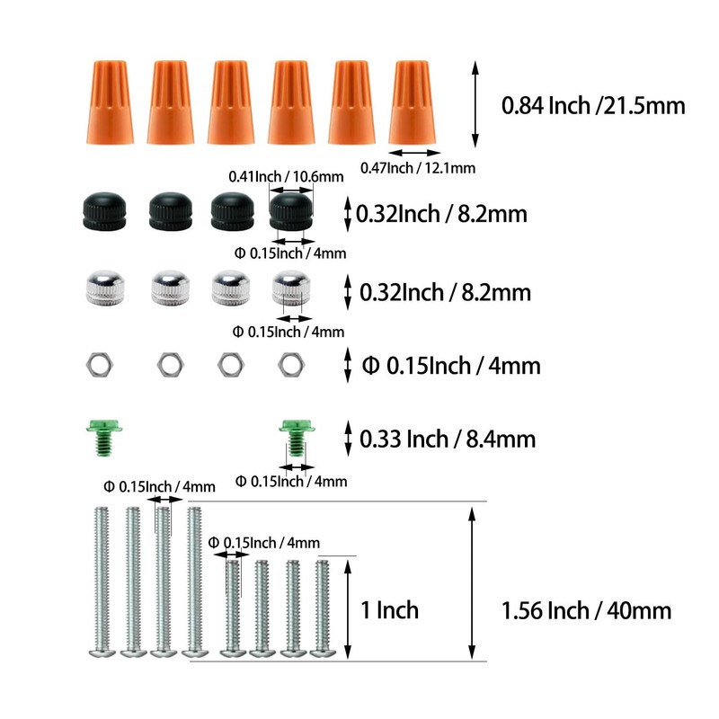 Armiika 2 Pack Universal Light Fixture Mounting Bracket, 4" Diameter
