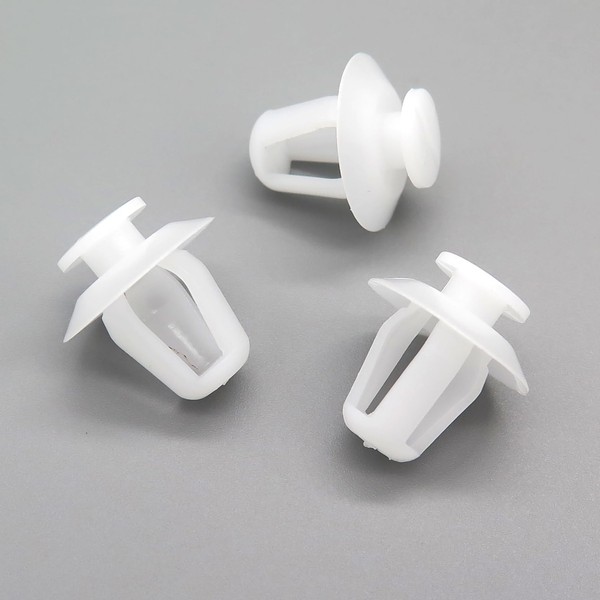 Vehicle Clips 20x Exterior Door Moulding Trim Clips (8565.35, White,