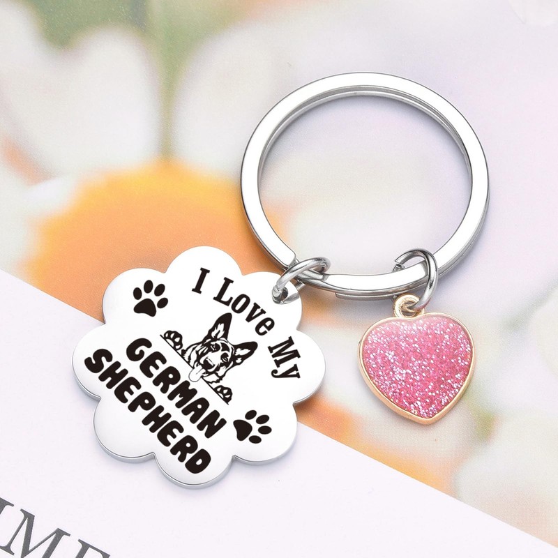 Fmekosdz German Shepherd Charm Gifts For German Shepherd Lover Keychain