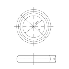 [Yu-Packet Compatible Product] TOTO Seal Seal [HH08012S] Repair Product