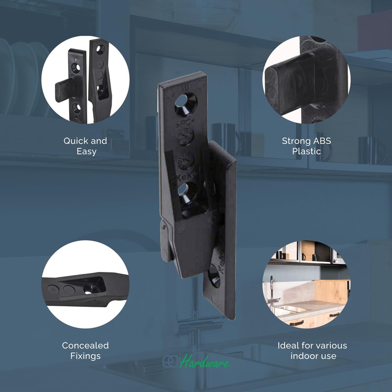 EAI Keku EH Drop On, Hook & Push Plinth Fastener
