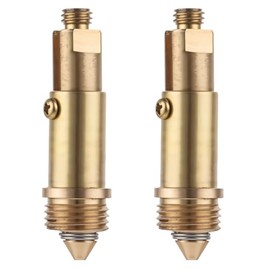 2 Pcs Basin Sink Clicker Pop Up Tub Drain Stopper Sink Pop Up Stopper Pop Up Bolt Basin Bath Sink Drain Click Clack Replacement Plug Bolt Spring Brass Push Spring Plug for Most Sink Tub Basin Drain