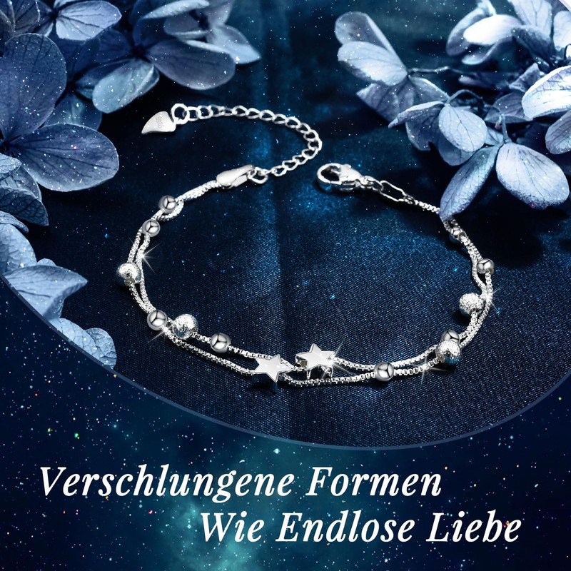 CheersLife Friendship bracelets, best friend gifts, gift girlfriend, star, heart,