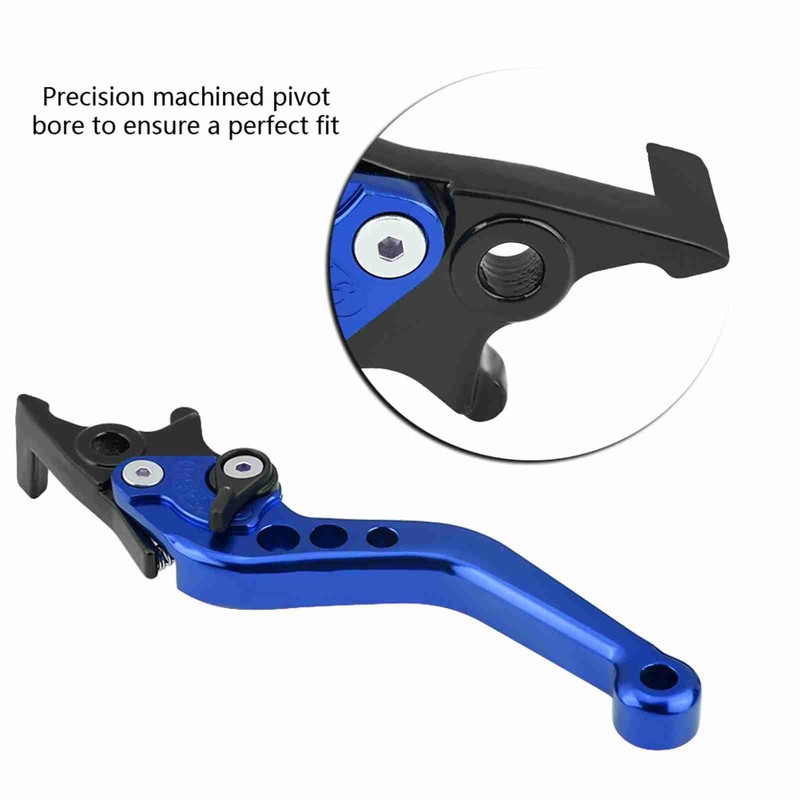Keenso 1 Pair Motorcycle Clutch Brake Handle Levers, Universal Brake