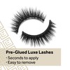 Eylure Pre-Glued False Lashes, Luxe Faux Mink Sapphire