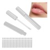 Contenedor De Brillo Labial De Plástico Transparente, 20 Uni