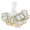 500pcs Paper Tag Label Tag with Hanging String for Jewelry