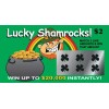 TheGag 2 FAKE LOTTERY TICKETS- Prank Gag Gift-Lucky Shamrock PRANK