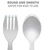 Children's Stainless Steel Cutlery Set - Fork and Spoon (Stitch)