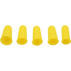 5Pcs Yellow Finger cot,Sevenfly Finger Cots Silicone Finger Protection Covers Caps Finger Tip Protectors Finger Guards Heat Resistant Finger Sleeves