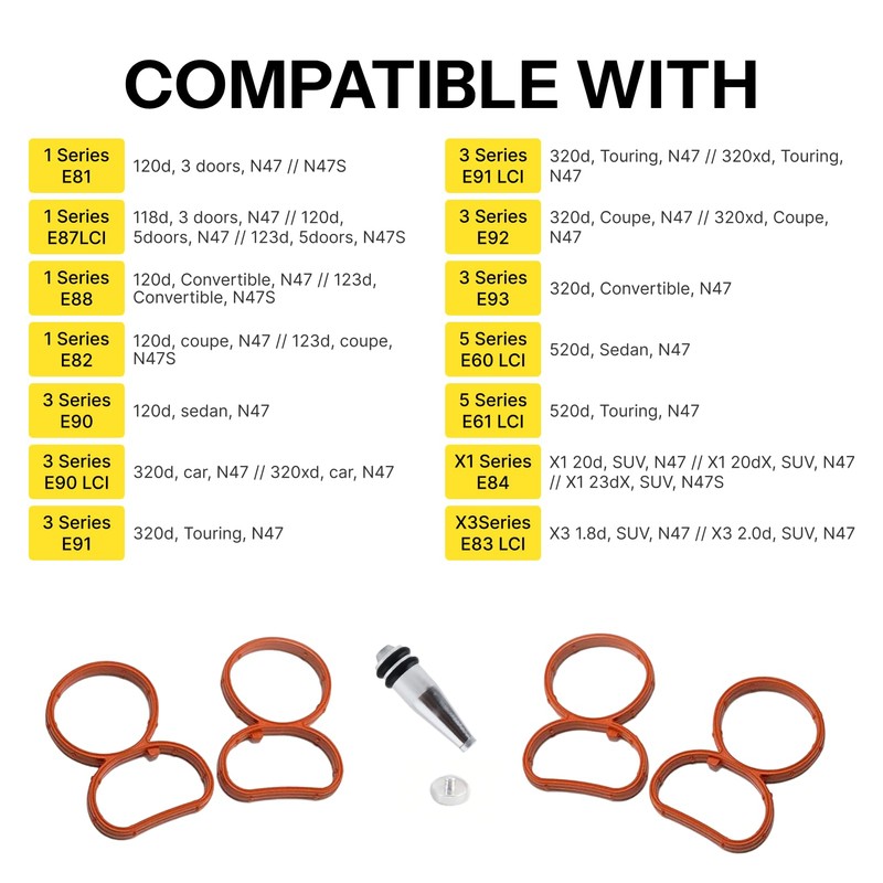 Flewdart Intake Valve Removal Kit N47 N47S Intake Manifold Intake