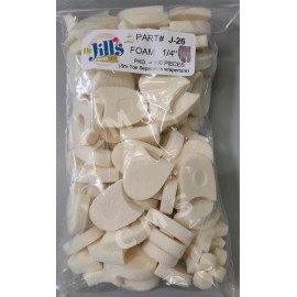 Dr.Jill Dr. Jill J-26 1/4" Foam Corn Pads Toe Separators Spreaders W/ Aperture 100/PK US