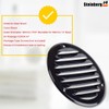 Steinberg14 Black Vent Cover 4" (Duct Opening) with Mesh -