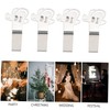 Tofficu 3sets Stainless Steel Tablecloth Clips Non Slip Fixator for
