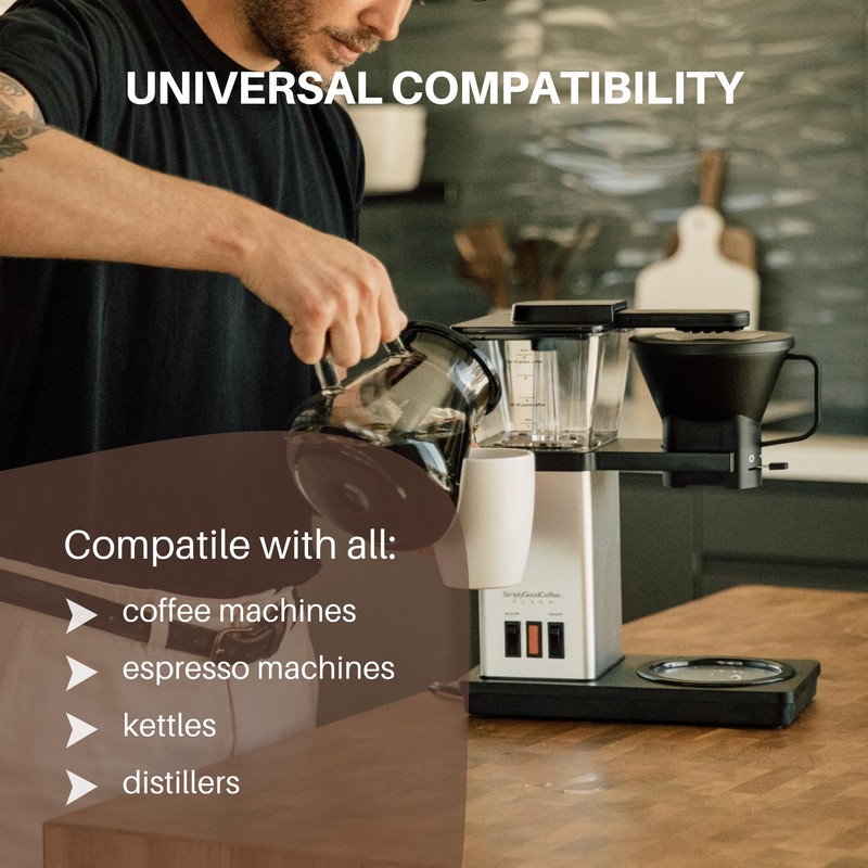 Simply Good Coffee Descaler. Descaling Solution for Coffee Maker. Universal