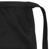 PrixPrime - Taillenschürze schwarz 56x47 cm mit 2 Taschen 2er-Pack