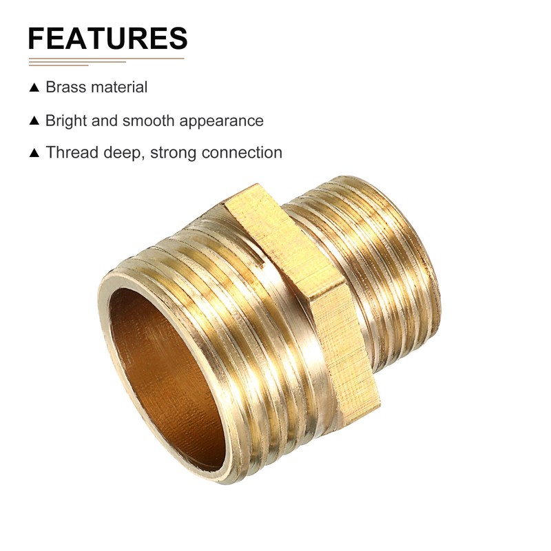 DTGN G1/2 Male x G3/8 Male Brass Pipe Fitting -
