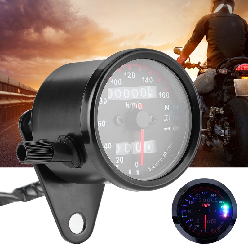 12V LED Odometer Speedometer Tachometer Retro Style High Accuracy for