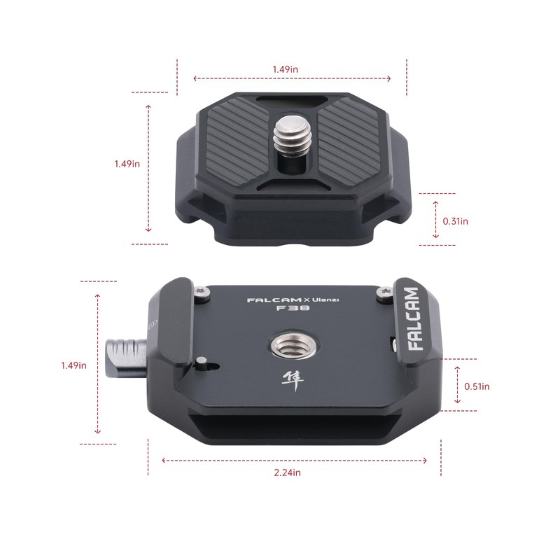 FALCAM F38 Quick Release Kit V1, Plate for DSLR/Mirroless Camera