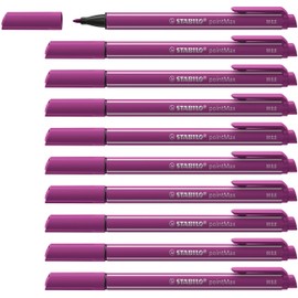 Nylon Tip Writing Pen - STABILO pointMax - Box of 10 - Lilac