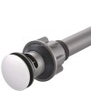 Pop up Basin Drain Black Plastic Plated With Overflow Stopper