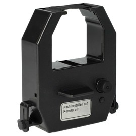 vhbw Ink Ribbon Replacement for Amano CE-315150, CE-315152 for Dot Matrix Printers, Receipt Printers - Black